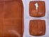 Handmade Leather Pouf Ottoman - Moroccan Footstool